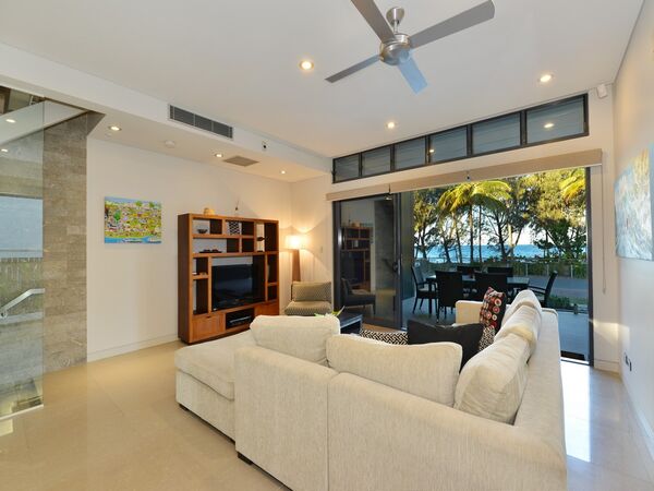The Esplanade Port Douglas living room with a view